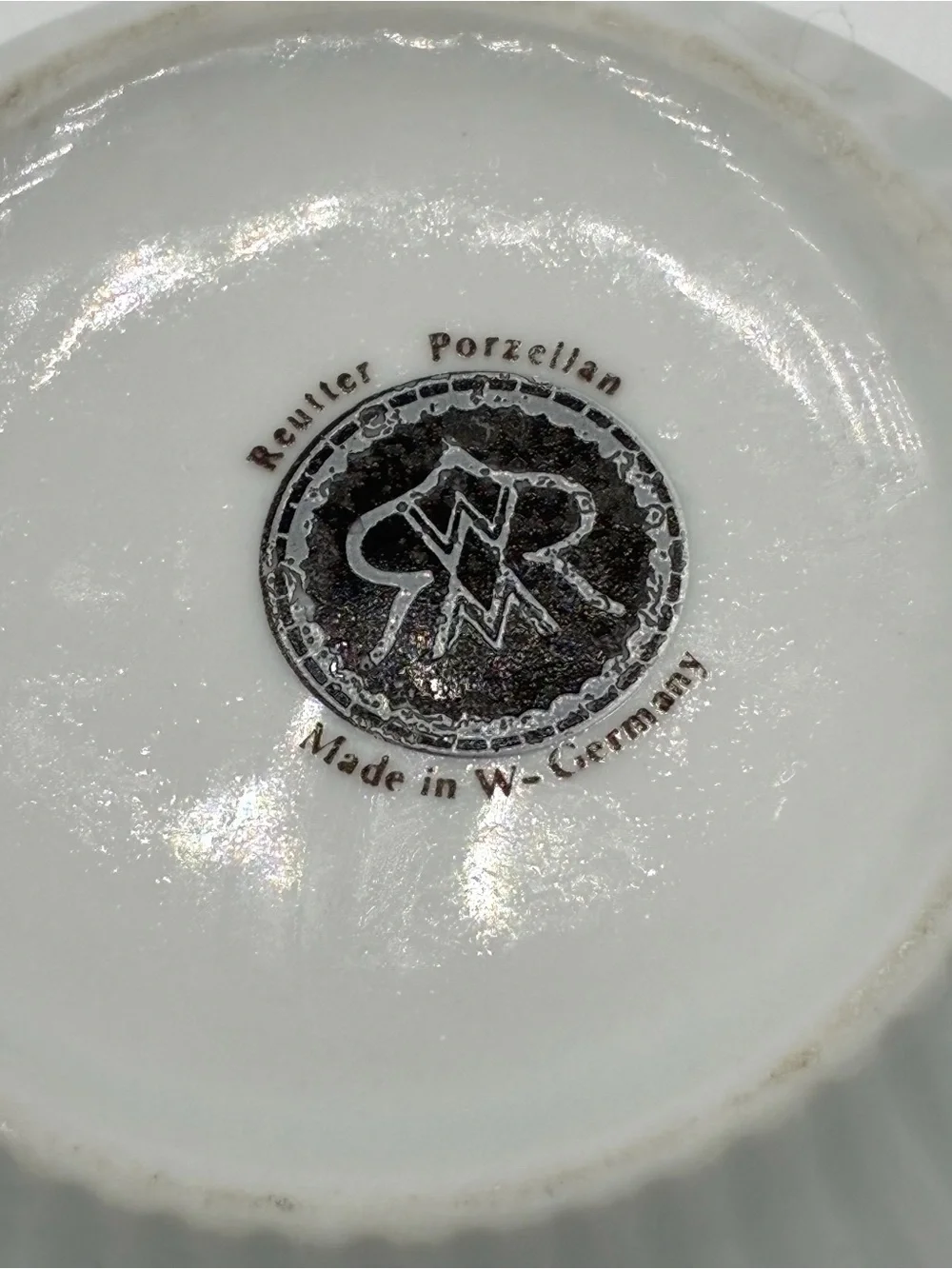 Vintage Waechtersbach Reutter Porzellan W Germany Colorful Folk Art Trinket Box